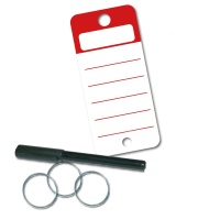 Sleutellabels PPR - Rood